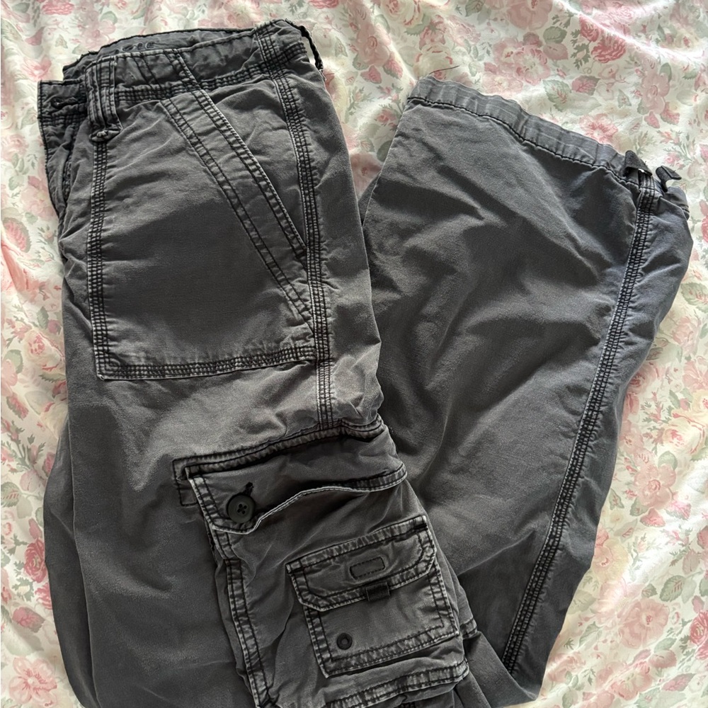 American Eagle Outfitters Dark Gray Cargo Pants